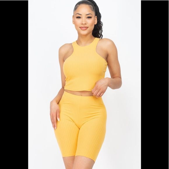 Luxe Feel Biker Short 2 Piece Set - Picture 2 of 5